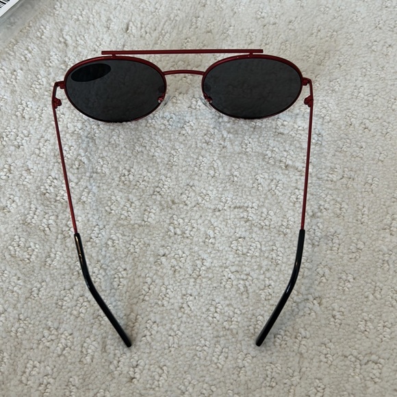 A.J. Morgan Ray Gun Round Lens Sunglasses Red - Picture 6 of 11